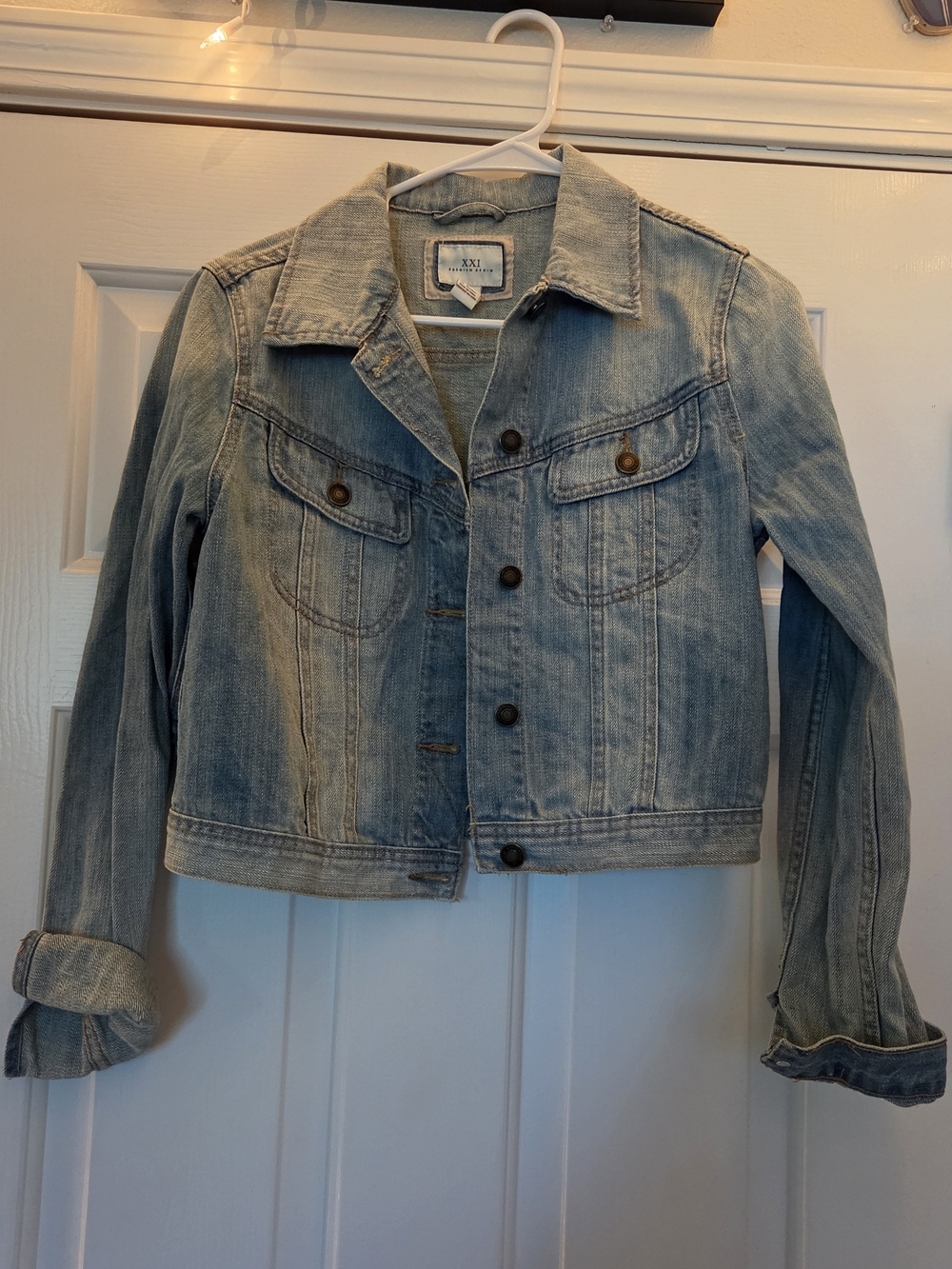 Light Wash Denim Jean Jacket